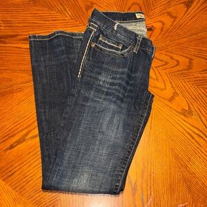 Buckle Women's Boot Cut Jeans - Dark Blue